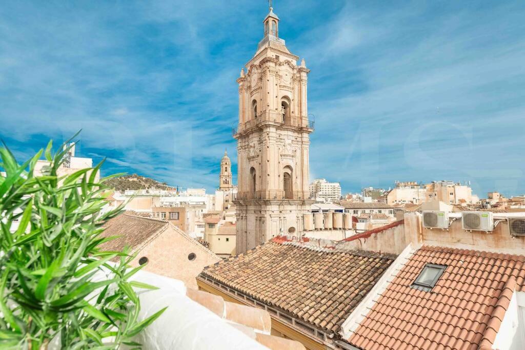Private Terrace, Barbecue & Cathedral View By Rems Apartment Malaga Exterior photo